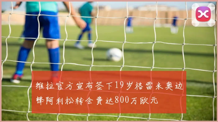 维拉官方宣布签下19岁格雷米奥边锋阿利松转会费达800万欧元